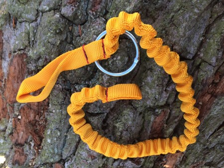 Chainsaw bungee lanyard