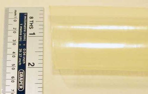 Shrink tube - Yellow - for ropes 10-16mm diameter (Price per metre)