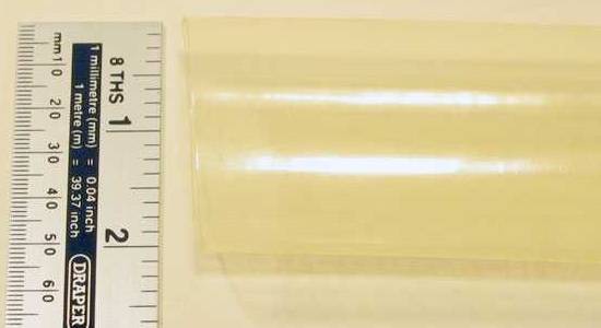 Shrink tube - Clear - for ropes 10-16mm diameter (Price per metre)