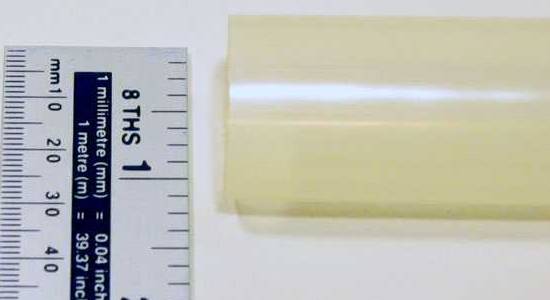 Shrink tube - Clear with glue for ropes 8-12mm diameter (Price per metre)