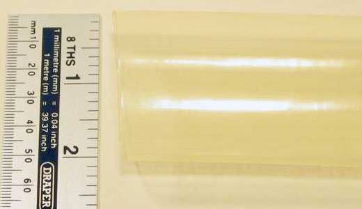 Shrink tube - Clear with glue for ropes 16-24mm diameter (Price per metre)