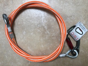 Treeworker Steel Core Lanyard 3m with Carabiner